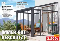 Netto Marken-Discount Canopia Wintergarten Sanremo Angebot