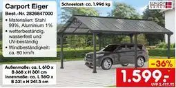 Netto Marken-Discount Carport Eiger Angebot
