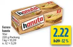 diska Ferrero hanuta Angebot