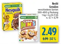 diska Nestlé Cerealien Angebot