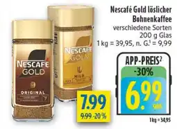 diska Nescafe Gold lösb. Bohnenkaffee Angebot