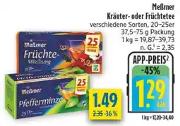 diska Meßmer Kräuter- oder Früchtetee Angebot