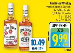 diska Jim Beam Whiskey Angebot