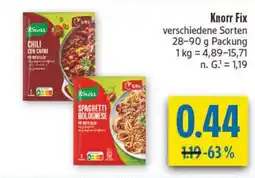 diska Knorr Fix Angebot