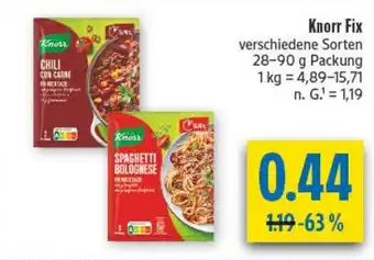 diska Knorr Fix Angebot