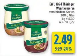 diska EWU 1894 Thüringer Wurstkonserven Angebot