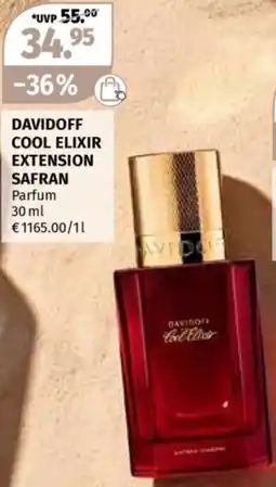 Müller DAVIDOFF COOL ELIXIR EXTENSION SAFRAN Parfum Angebot