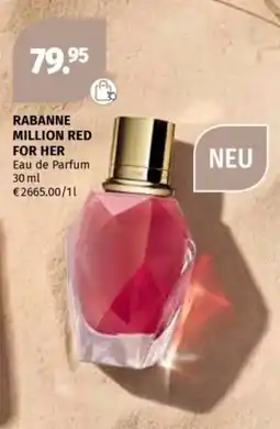 Müller RABANNE MILLION RED FOR HER Angebot