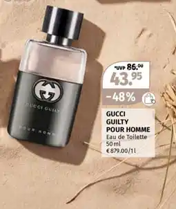Müller GUCCI GUILTY POUR HOMME Angebot