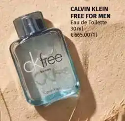 Müller CALVIN KLEIN FREE FOR MEN Eau de Toilette Angebot