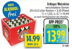 diska Erdinger Weissbräu Angebot