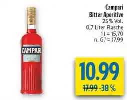 diska Campari Bitter Aperitiv Angebot