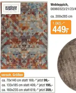 Opti Wohnwelt Webteppich, SCHÖNER WOHNEN Collection Angebot