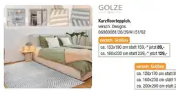 Opti Wohnwelt GOLZE Kurzfloorteppich Angebot