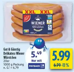 diska Delikatess Wiener Würstchen Angebot