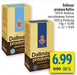 diska Dallmayr prodomo Kaffee Angebot