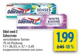 diska Odol-med 3 Zahncreme Angebot