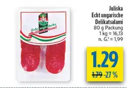 diska Juliska Echt ungarische Delikatsalami Angebot
