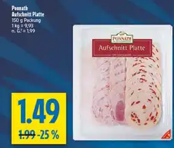 diska Ponnath Aufschnitt Platte Angebot