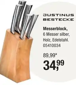 Opti Wohnwelt JUSTINUS Bestecke Messerblock Angebot