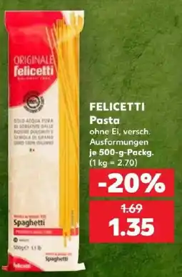 Kaufland FELICETTI Pasta Angebot