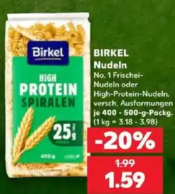 Kaufland Birkel High Protein Spiralen Angebot