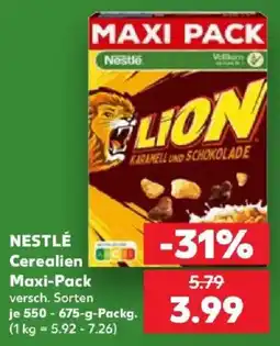Kaufland Nestlé Lion Karamell und Schokolade Angebot