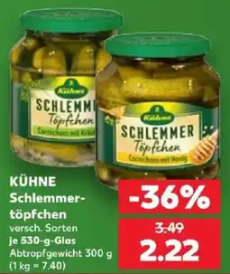 Kaufland KÜHNE Schlemmer-töpfchen Angebot