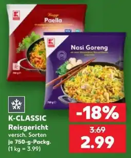 Kaufland K-CLASSIC Reisgericht Angebot