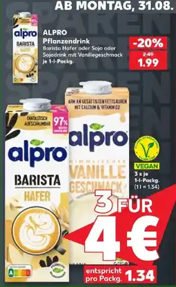 Kaufland alpro Barista Hafer Angebot