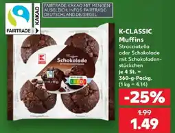 Kaufland K-CLASSIC Muffins Schokolade Angebot