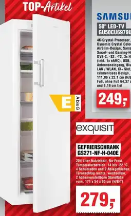 Handelshof GEFRIERSCHRANK GS271-NF-H-040E Angebot