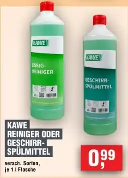 Handelshof KAWE Reiniger oder Geschirrspülmittel Angebot