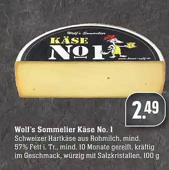 Scheck-in-Center Wolf's Sommelier Käse No.1 Angebot