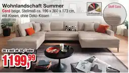 Möbelfundgrube Wohnlandschaft Summer Angebot
