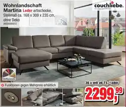 Möbelfundgrube Wohnlandschaft Martina Leder artischocke Angebot
