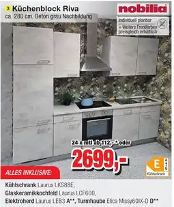Möbelfundgrube Küchenblock Riva Angebot