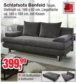 Möbelfundgrube Schlafsofa Benfeld Taupe Angebot
