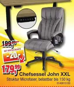 Möbelfundgrube Chefsessel John XXL Angebot