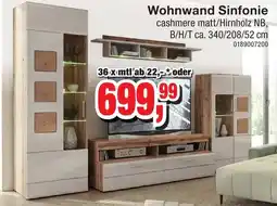 Möbelfundgrube Wohnwand Sinfonie Angebot