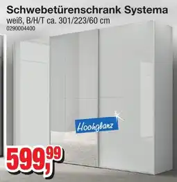 Möbelfundgrube Schwebetürenschrank Systema Angebot
