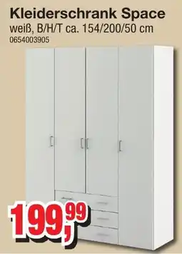 Möbelfundgrube Kleiderschrank Space Angebot