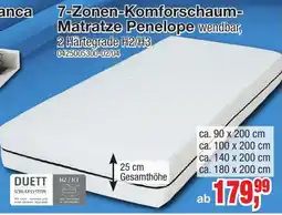 Möbelfundgrube 7-Zonen-Komforschaum-Matratze Penelope Angebot