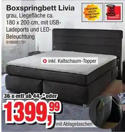 Möbelfundgrube Boxspringbett Livia Angebot