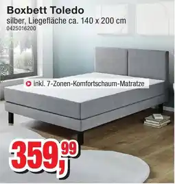 Möbelfundgrube Boxbett Toledo silber Angebot