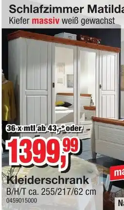 Möbelfundgrube Kleiderschrank Angebot