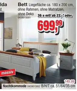 Möbelfundgrube Bett Angebot