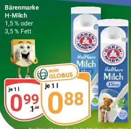 Globus Bärenmarke H-Milch Angebot