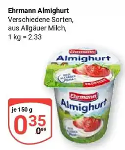 Globus Ehrmann Almighurt Angebot