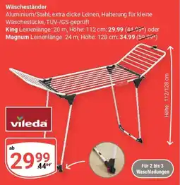 Globus Wäscheständer vileda Angebot